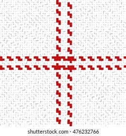 Lumberjack Seamless Vector Pattern. Trendy Hipster Style Background. Tartan and Buffalo Check Plaid Pattern. Vector illustration.