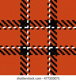 Lumberjack Seamless Vector Pattern. Trendy Hipster Style Background. Tartan and Buffalo Check Plaid Pattern. Vector illustration.