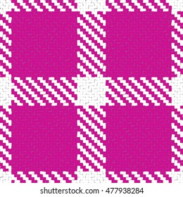 Lumberjack Seamless Vector Pattern. Trendy Hipster Style Background. Tartan and Buffalo Check Plaid Pattern. Vector illustration.