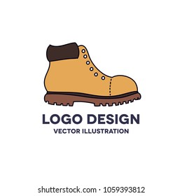 lumberjack shoes doodle icon