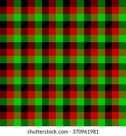  Lumberjack square black red green stripes vector