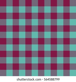 Lumberjack square  Burgundy turquoise stripes texture vector.eps