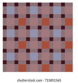 Lumberjack square lavender carnation plum texture vector