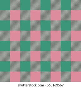 Lumberjack square  light green pink stripes texture vector