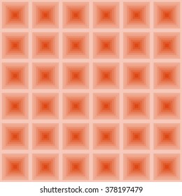  Lumberjack square orange star vector