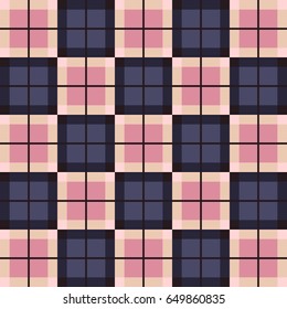 Lumberjack square red blue black texture vector