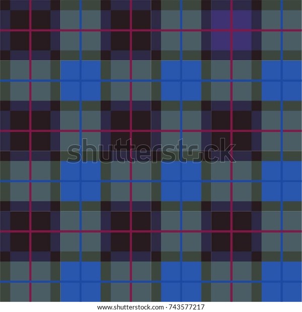 black and blue kilt