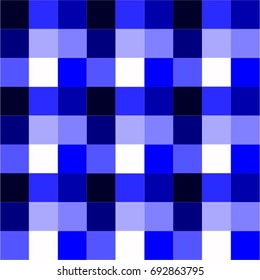 Lumberjack square shades of blue white texture vector