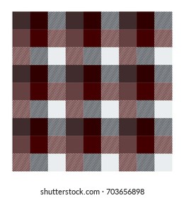 Lumberjack square shades of red white texture vector