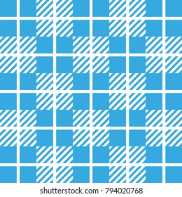Lumberjack. The striped cell and the blue cell through which the white strip passes