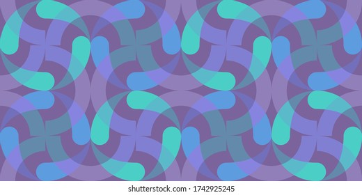 Luminescence art seamless background. Abstract fluorescence colors wallpaper. Modern geometric pattern design. Retro memphis style, fashion 80-90s. Vector
