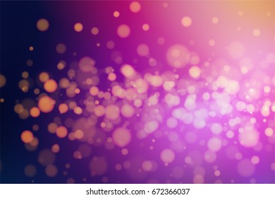 Luminescence. Lights of the night city, a blurry light, a backdrop. Beautiful background with glow.