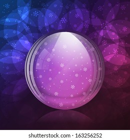 Luminescent snow globe