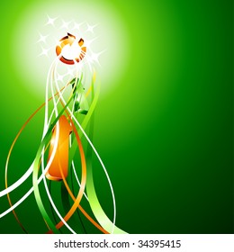 Luminoso fondo abstracto. Ilustración vectorial.