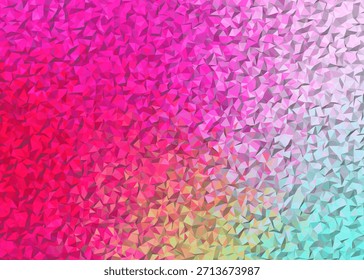 Um fundo de mosaico geométrico abstrato luminoso