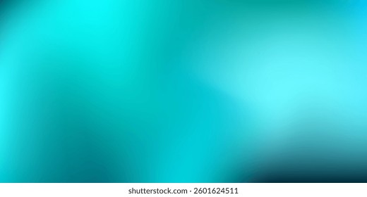 luminous aqua color gradient abstract background. can also be used as a banner, wallpaper, cover, and other purposes.