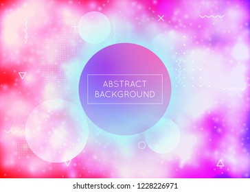 Luminous background with liquid neon shapes. Purple fluid. Fluorescent cover with bauhaus gradient. Graphic template for book, annual, mobile interface, web app. Iridescent luminous background.