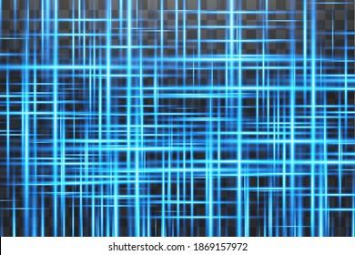 Luminous blue abstract sparkling lined background. Premium