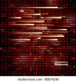 Luminous Circles | Dark DesignTemplate | EPS10 Vector Background