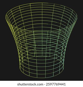 Luminous Funnel Grid – Futuristic Sci-Fi Energy Flow