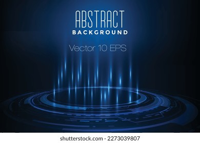 Luminous helix and upward line, Internet technology background.