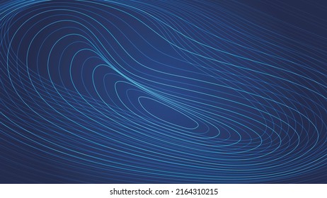 Luminous lines compose swirling abstract textured backgrounds