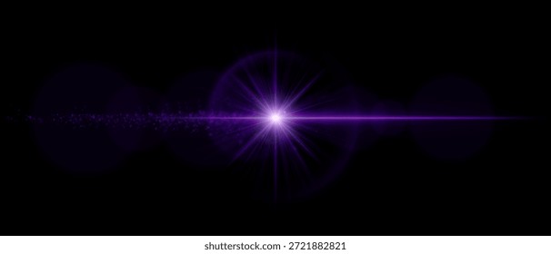 Chama óptica luminosa com órbitas brilhantes e reflexos suaves. Ideal para sobreposições, efeitos gráficos modernos e composições de iluminação cinematográfica.