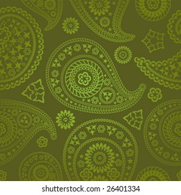 luminous paisley seamless