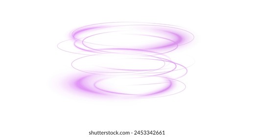 Luminous pink lines of speed. Light glowing effect . Abstract motion lines. White background isolated Light trail wave, fire path trace line, car lights, optic fiber and incandescence curve twirl.	
