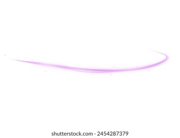 Luminosas líneas rosas de velocidad. Efecto luminoso . líneas de movimiento Abstractas. Fondo blanco aislado Onda de sendero de luz, línea de traza de trayectoria de fuego, luces de coche, fibra óptica y curva de incandescencia.	
