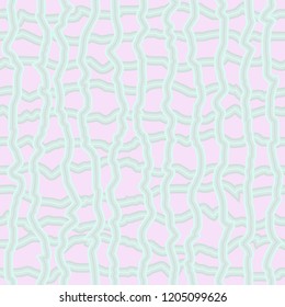 Luminous seamless vector pattern - overlapping organic lines