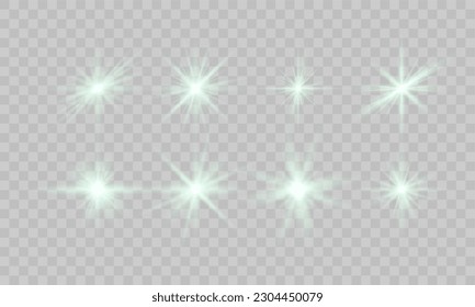 Luminous Stellar Brilliance: A Captivating Stock Image of a Radiant Star Celestial Splendor. Light effect, glare, shine, line, solar flare, spark and star set explosion. Abstract design element effect