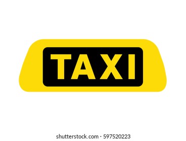 Luminous taxi sign