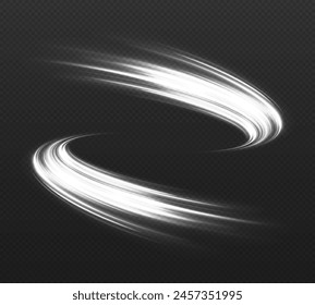Luminous waves with  glowing particles. Luxury space stardust.