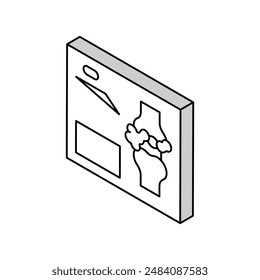 lumps analysis and researching isometric icon vector. lumps analysis and researching sign. isolated symbol illustration