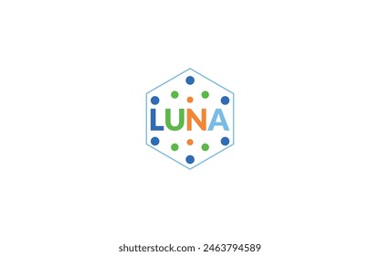 luna logo color - creative logo, business logo