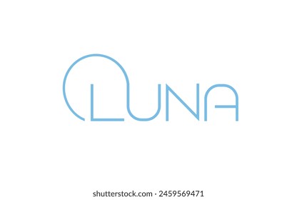 luna logo - text logo