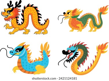 Lunar Chinese Newyears Vector elements