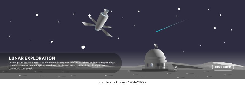 Lunar Exploration - Banner Design