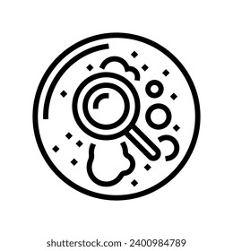 lunar exploration space exploration line icon vector. lunar exploration space exploration sign. isolated contour symbol black illustration