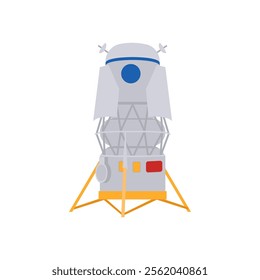 Lunar Lander, Space Vector Illustration, Isolated