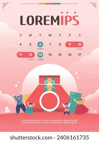 Lunar New Year Holiday Delivery Guide Template