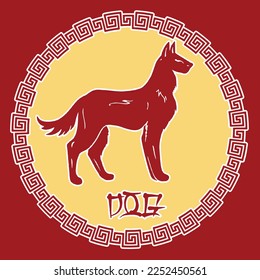 Lunar New Year illustration set, background, icon, ornamen, chinese style, shio. Chinese New Year,Happy New Years.