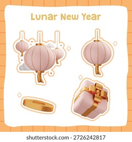 Lanterna e Presente do Ano Novo Lunar