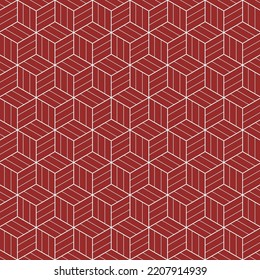 Lunar New Year Pattern - Red pattern design for Lunar or Chinese New Year.