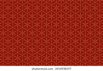 Lunar New Year Pattern - Red pattern design for Lunar or Chinese New Year.