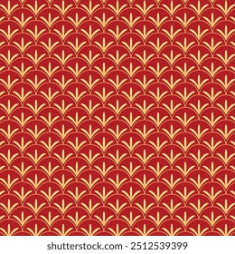 Padrão do Ano Novo Lunar - Design de padrão vermelho para Ano Novo Lunar ou Chinês.