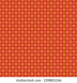 Lunar New Year Seamless Pattern - Red and gold pattern design for Lunar or Chinese New Year
