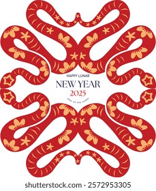 Lunar Year Text Effect design 