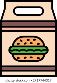 Lunchbeutel New Creative Icon Design Vector